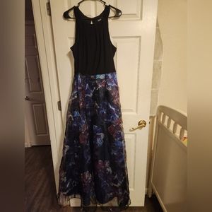 Empress waist formal dress
